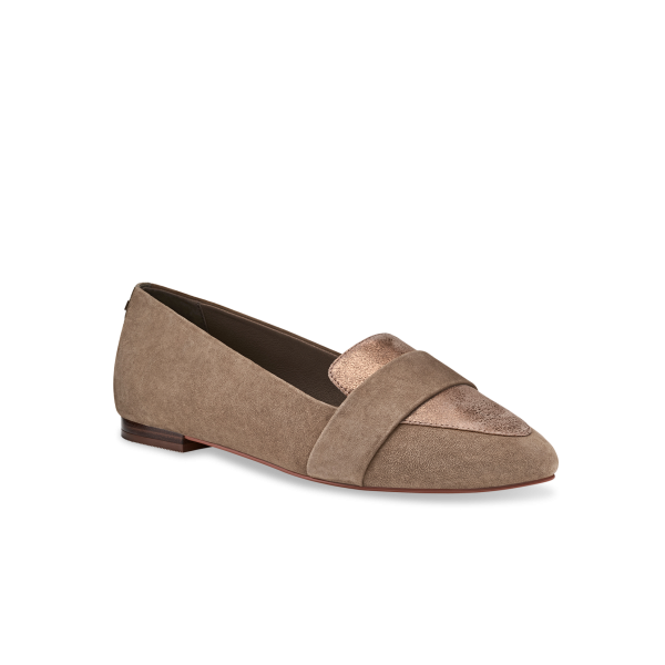 The Blackbird - Oak Shimmer Suede