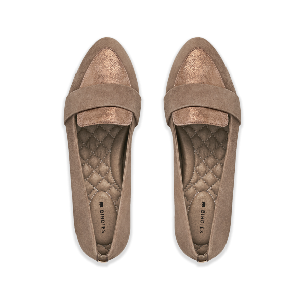 The Blackbird - Oak Shimmer Suede