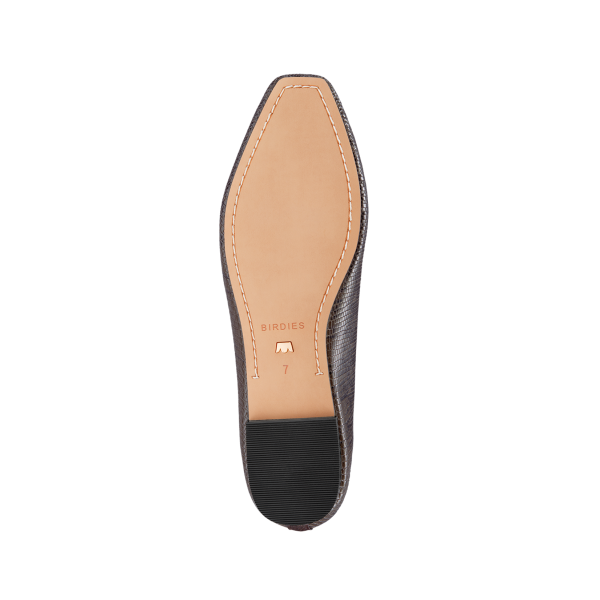 The Crane - Espresso Embossed Leather