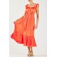 Flutter Sleeve Midi Dress