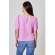 Eyelet Flower Applique Top