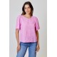 Eyelet Flower Applique Top