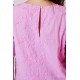 Eyelet Flower Applique Top