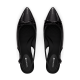 The Goldfinch Kitten Heel - Black Patent Leather