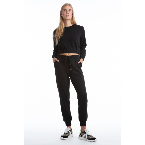 Crop Fleece Sweatshirt