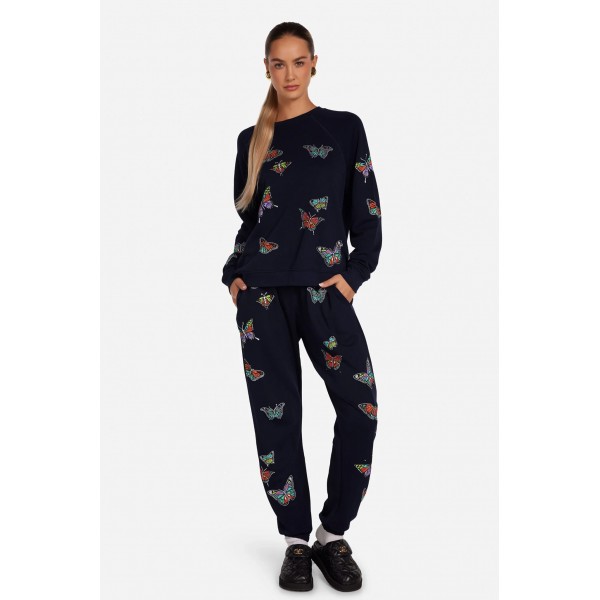 Anela Vintage Butterfly Sweatshirt