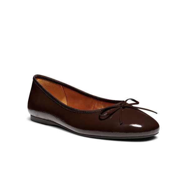 The Songbird - Mahogany Patent Leather