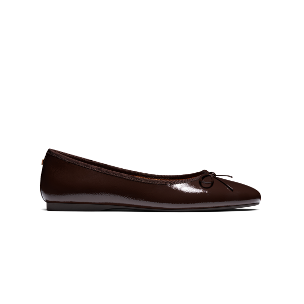 The Songbird - Mahogany Patent Leather