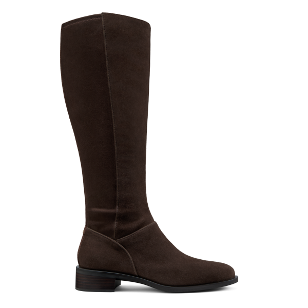 The Starling Tall Boot - Chocolate Suede